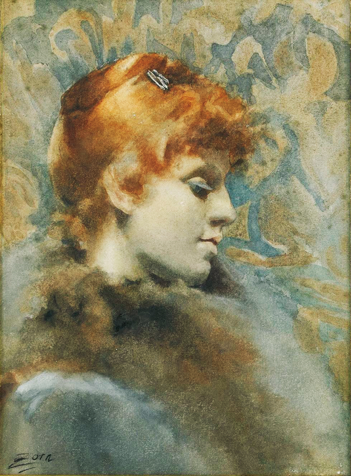  安德斯·莱奥纳德·佐恩 Anders Leonard Zorn —— 女子肖像